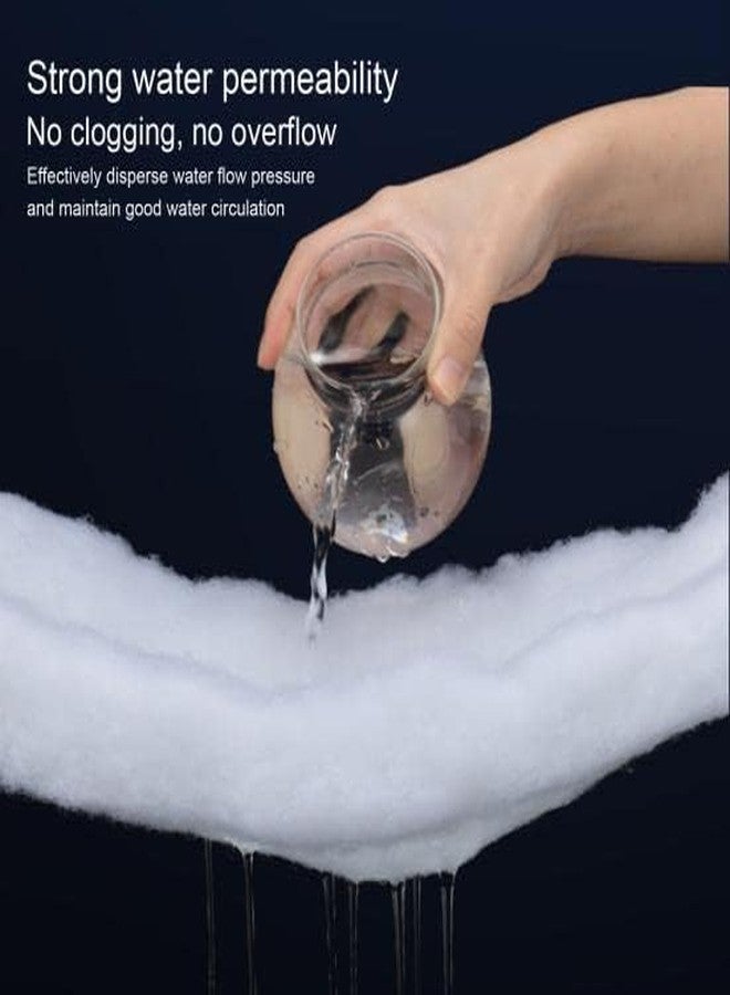 VAYINATO® 6 in 1 Biochemical Filter Cotton White Sponge for Aquarium Top Filter Media, Sump & Aquatic Fish Tank Water Cleaning | Suitable for All Kinds of Filters by Petzlifeworld - Image 3